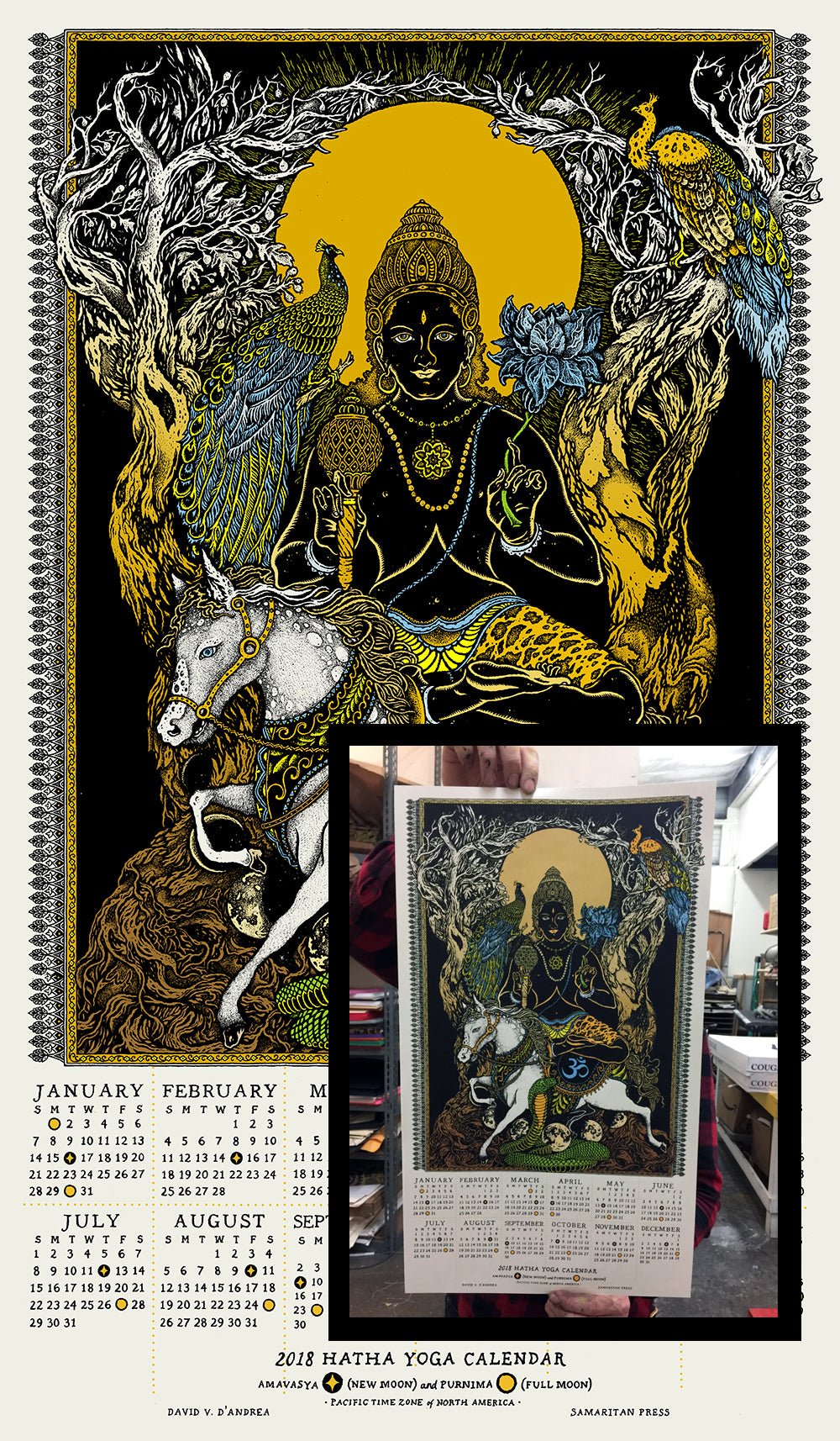 2018 Hatha Yoga Calendar - Samaritan Press