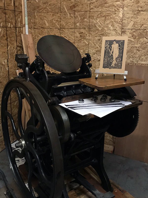 Letterpress for the Esoteric Book Fair at Mortlake & Co. - Samaritan Press
