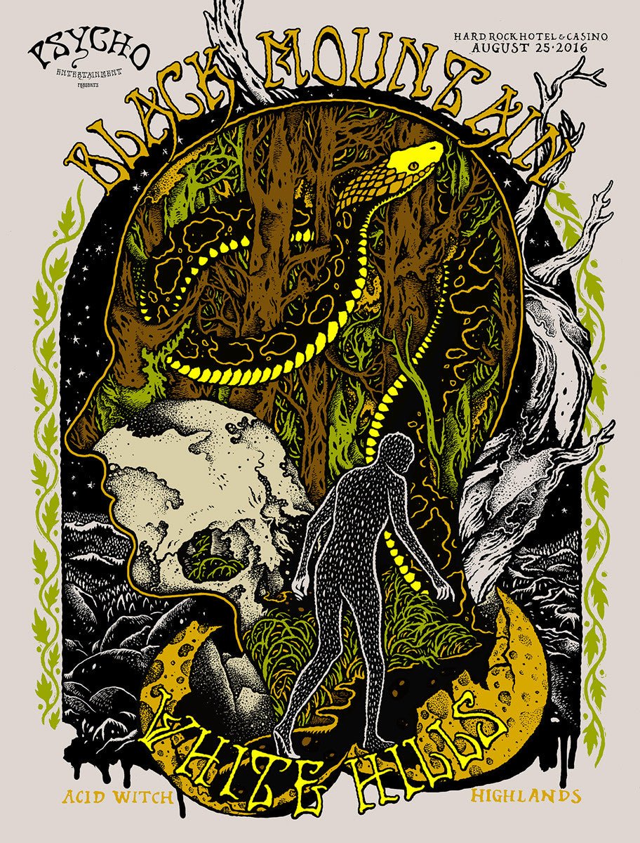 Black Mountain/ White Hills : Psycho Las Vegas 2016 - Samaritan Press