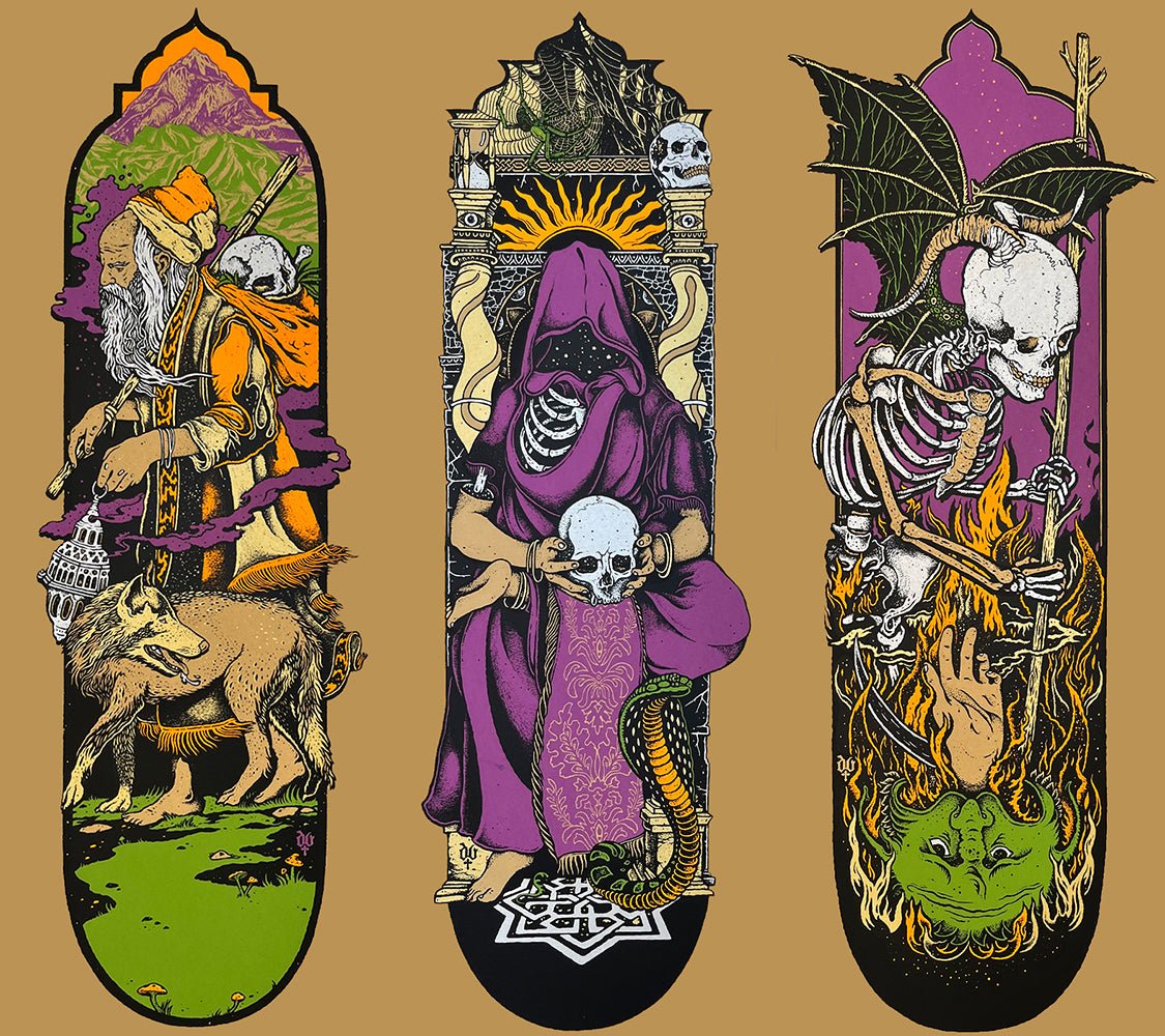 Creature Skateboards : Triptych Set - Samaritan Press