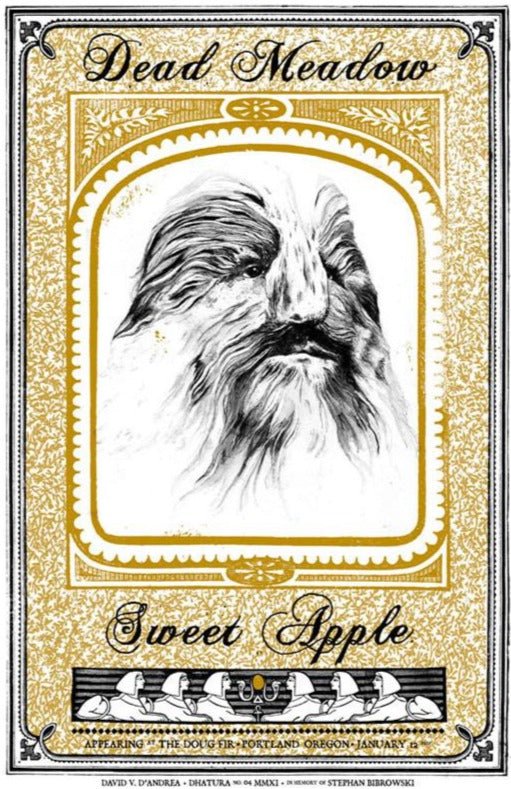 Dead Meadow & Sweet Apple : Portland 2011 - Samaritan Press